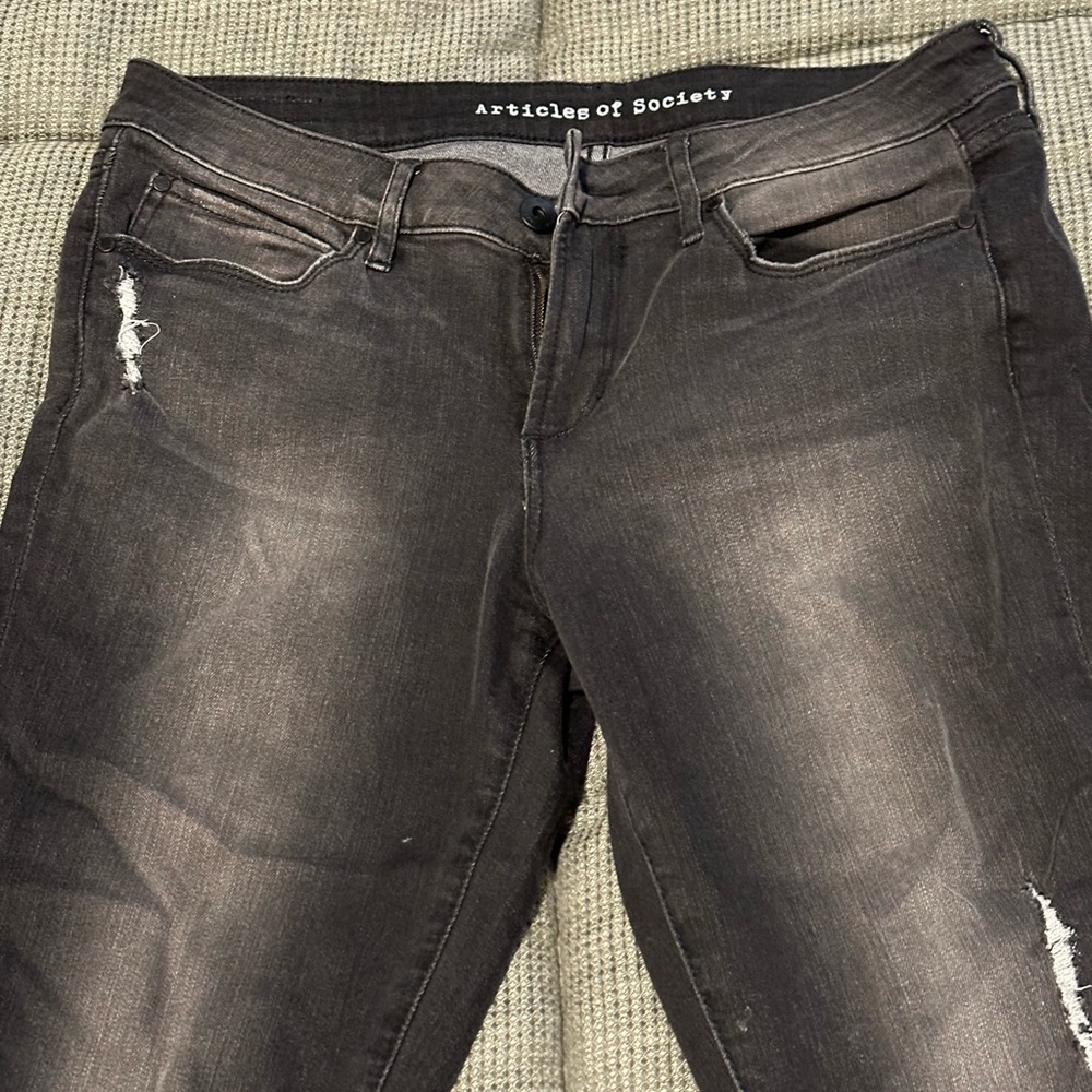 Articles of Society Distressed Super Stretch Jeans Size 29